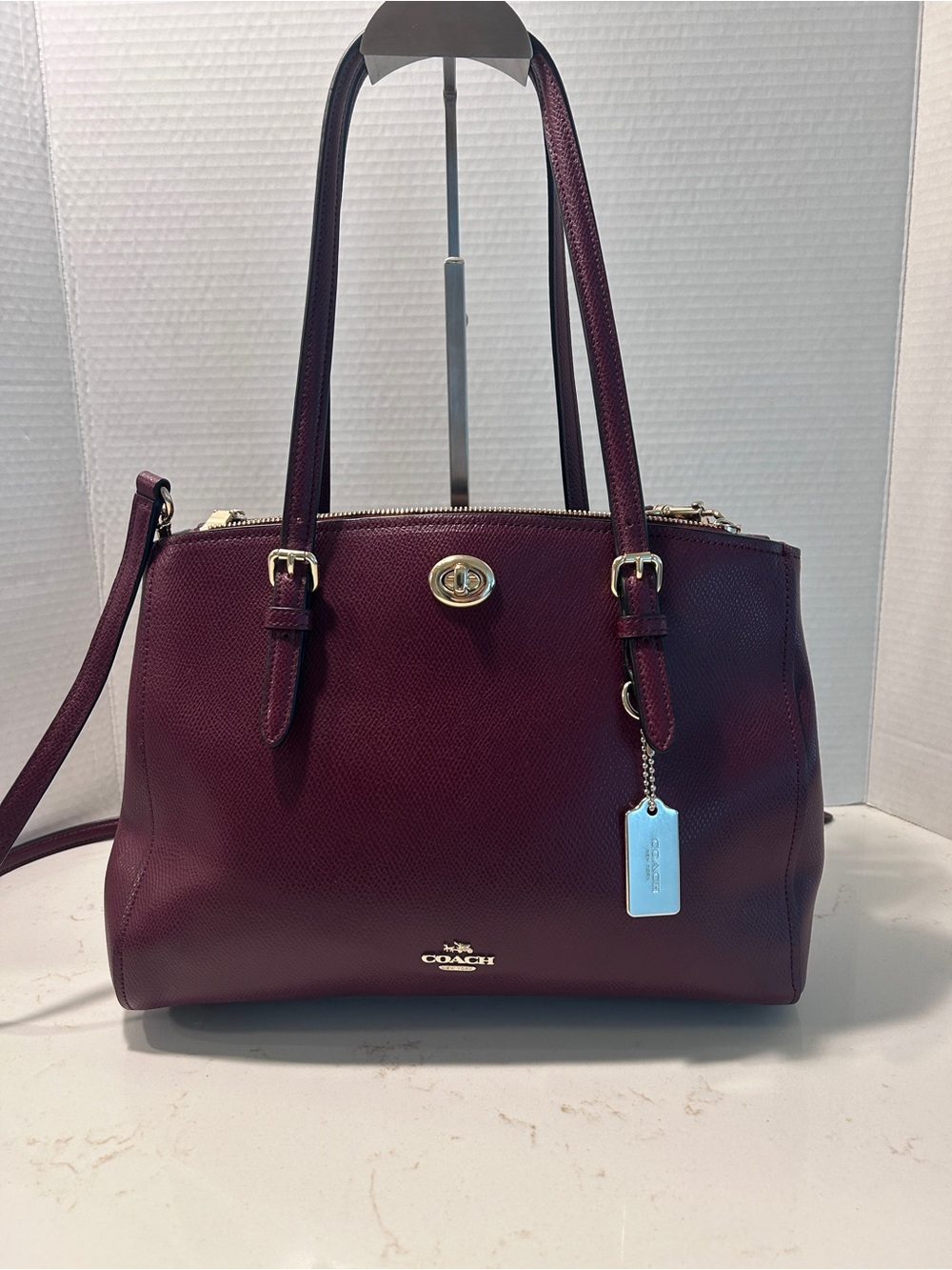Coach Burgundy Tote